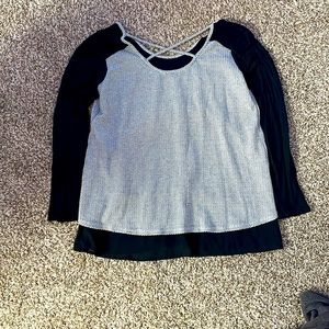 Black and white party shirt